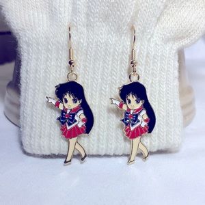🍏50% OFF/3+...Sailor Mars Earrings